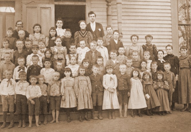 students & teachers 1895