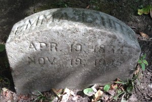 Emma Hite tombstone