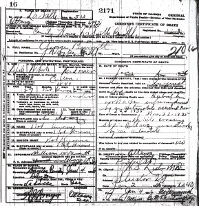 Bennett, George - death certificate