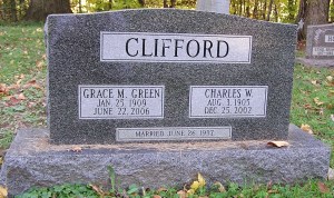 Clifford tombstone