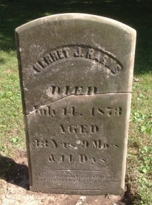 Gerret Harms, tombstone