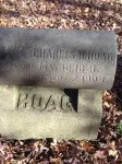 Charles H Hoag, tombstone