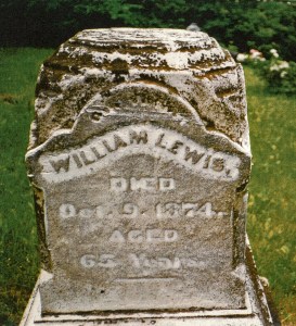 photo of Lewis, William - tombstone