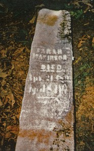 photo of Makinson, Sarah - tombstone