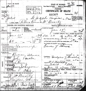 McBrearty, Rebecca - death certificate