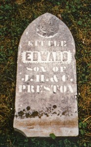 photo of Preston, Edward - tombstone