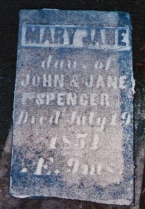 photo of Spencer, Mary Jane - tombstone