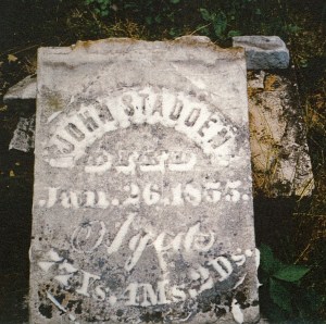 photo of Stadden, John - tombstone