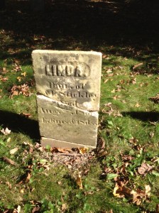 Linda Stickley tombstone after restoration