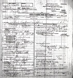 Tepfer, John Andrew - death certificate
