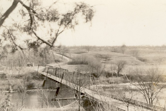 iron bridge at Dayton 1886