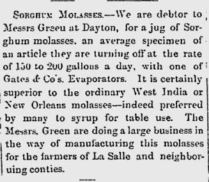 Sorghum Molasses article