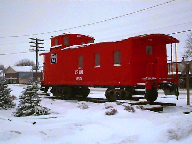 CB&Q caboose