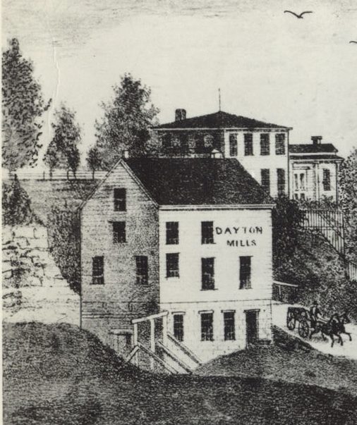 Green's Mill with house behind