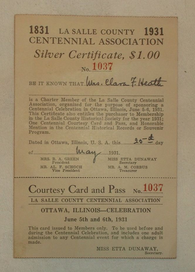 La Salle County centennial 
